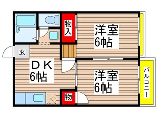 レピュート幕張の物件間取画像